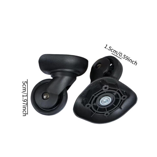 2Pcs Luggage Wheels Replacement Impact Resistant Mute Trolley Bag Whee 1