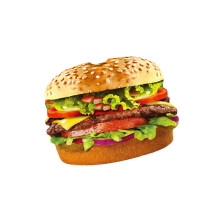 Hamburger Costume Role Playing Fancy Dress for Holiday Theater Stage P