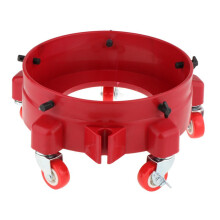 Car Wash Bucket Dolly Sturdy Rolling Bucket Dolly for Building Workers