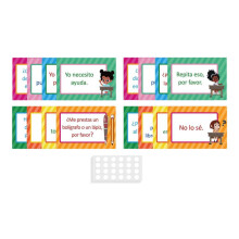 16 Pieces Spanish Poster 21x28.5cm for Wall Decor Baby Toddlers Kinder