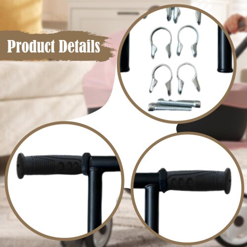 Stroll Handle Extension Bar Easy to Install Sturdy Stroller Handle Ext 2