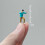1/64 Miniature Model Figures Ornament 1/64 Boy Figures Model DIY Scene 2