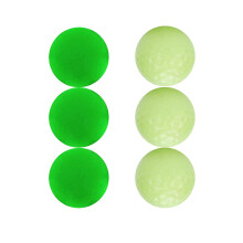 6x Luminous Night Golf Ball Glow in The Dark for Night Sports Training