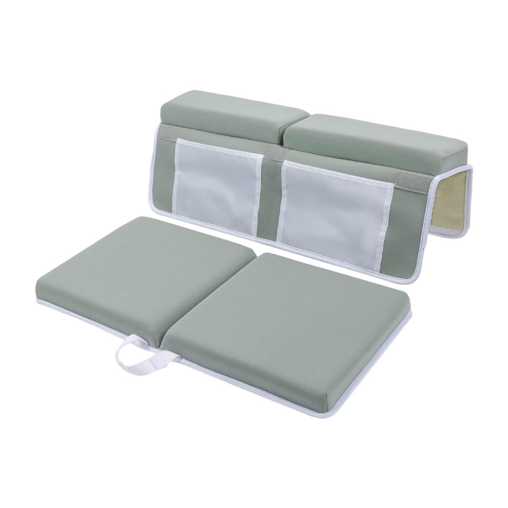 Bath Kneeler and Elbow Rest Pad Set Quick Dry Comfortable Bath Tub Elb