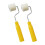 2Pcs Mini Paint Rollers Wool Covers for Interior Details Wall Painting 1
