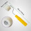 2Pcs Mini Paint Rollers Wool Covers for Interior Details Wall Painting 2