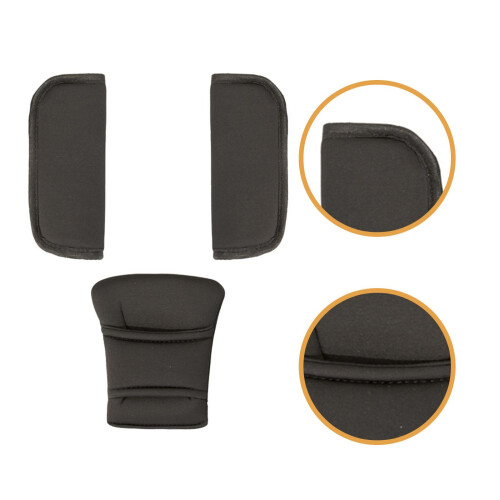 Stroller Shoulder Pads with Crotch Pad Soft Seat Belt Cover for Booste 2