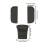 Stroller Shoulder Pads with Crotch Pad Soft Seat Belt Cover for Booste 2