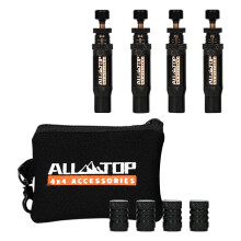 4Pcs Automatic Tire Deflators Professional Auto Stop for ATV Pickup Ca