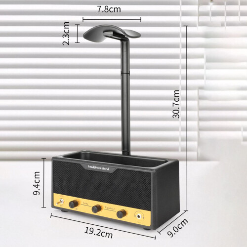 Headset Display Holder Studio Bracket Home Headphone Stand with Storag 1