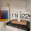 Noiseless Wooden Automatic Flip Clock Large-All black model 5