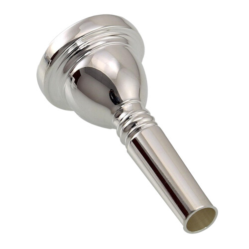 Trombone Mouthpiece Sturdy Silver Plated for Professionals Starters Am