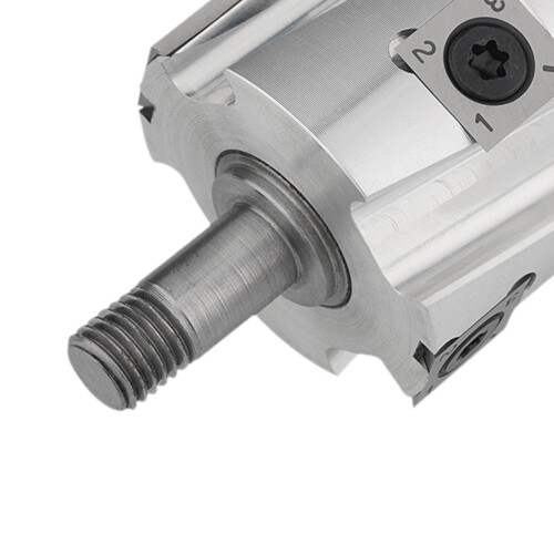 Planer Sprial Helical Cutter Head Practical Aluminum Alloy Sprial Cutt 2