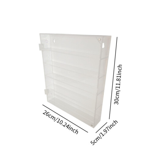 5 Tier Acrylic Display Case Transparent Storage Organizer for Collecto 1