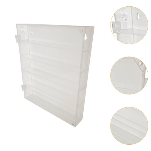5 Tier Acrylic Display Case Transparent Storage Organizer for Collecto 2