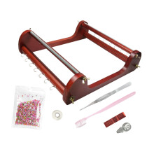 Wood Beading Loom Kits Bead Weaving Jewelry Making for DIY Earring Bra