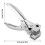 T Shape Hole Punch Multipurpose Hole Cutting Tool for Badges ID Card N 2