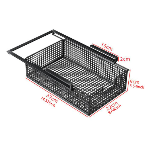 Hanging Pullout Drawer Basket Under Desk Organizer for Pantry Office 1
