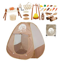34Pcs Kids Camping Set Picnic Accessories Pretend Campfire for Childre