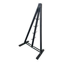 Pull Down Bar Storage Rack Iron Triangle Stand Accessory for Indoor Ex
