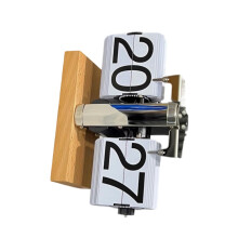 24 Hour Flip Clock Quiet Mechanism Easy Read Numbers For-SSW