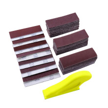 121Pcs Hand Sander Kit Craft Small Sanding Tool for Tight Space Woodwo