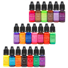 Liquid Candle Dye 20Pcs Creative Soap Dye for Candle Making Gel Wax Pa