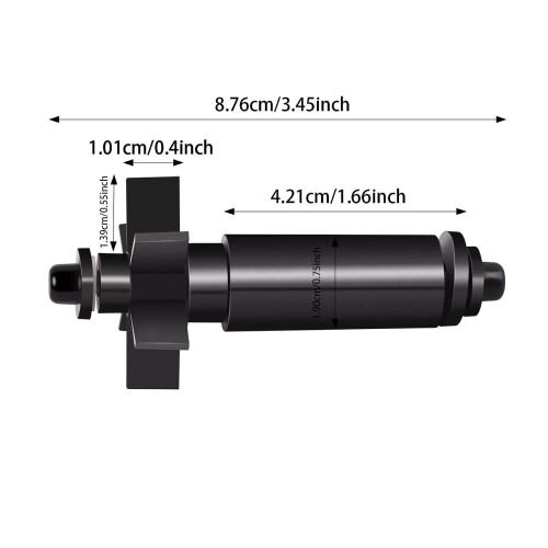 Pool Filter Pump Rotor Impeller Shaft P580505050 Premium Replace for S 1