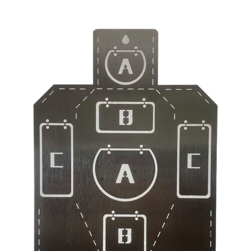 Silhouette Target Hunting Practice Letter Partition Hunting Silhouette 2