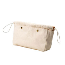 Canvas Bag Organizer Large Capacity Portable Bag Insert Handbag Liner