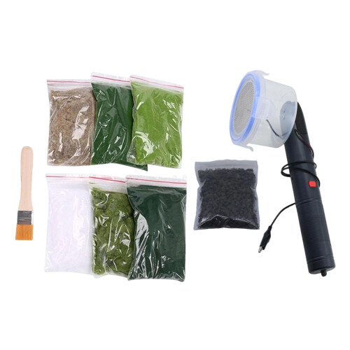 Static Grass Applicator Static Flocking for Diorama Architectural Mode