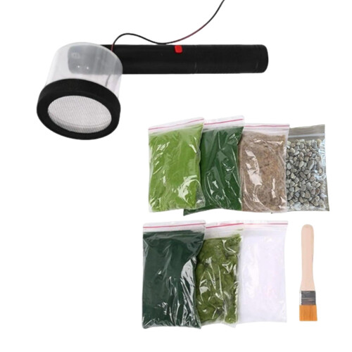 Electrostatic Flocking Machine Kits Decorative Tools Static Grass Appl