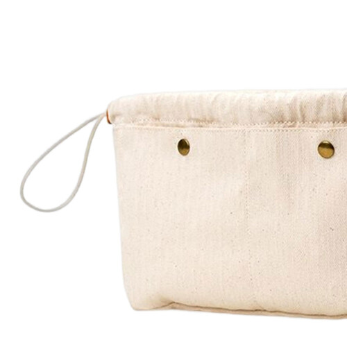 Canvas Bag Organizer Large Capacity Portable Bag Insert Handbag Liner 2