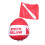 Diver below Floater with Dive Flag for Beach Diving Diving Spearfishin 1