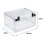 Lockable Storage Bin Containers Organiser Lock Box for Office Garage C 2