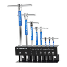 T Handle Hex Wrench Set Nonslip 2/2.5/3/4/5/6/8/10mm Metric Bike Repai