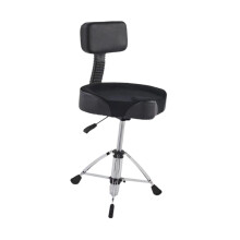 Drum Throne with Backrest Portable Saddle Drum Seat for Adults Drummer