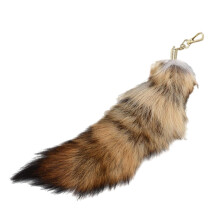 40cm Tail Keychain Party Raccoon Coat Tails Key Chain for Gift Girls C