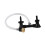 Bottle Washer Sink Attachment Washing Tool Double Nozzle for Kitchen L 1