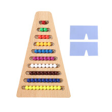 Math Bead Stair Set Toy Kids Mathematics Learning for Kids Children Da