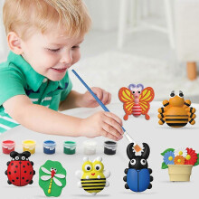 (As show, style1076) Kids Arts and Crafts Painting Kit Bird Space Toys Art and Craft Supplies Party Favors Creativity DIY Gift for Boys Girls