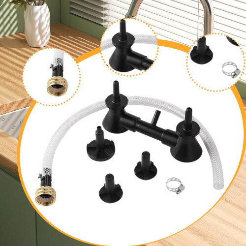 Bottle Washer Sink Attachment Washing Tool Double Nozzle for Kitchen L 2
