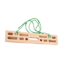 Climbing Hangboard Fingerboard Wooden Hang Board for Climbers Door Beg