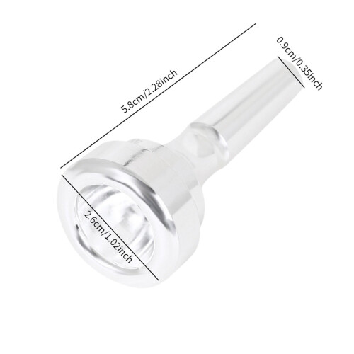 Cornet Mouthpiece Performances Trumpet Mouthpiece for Gift Beginner Mu 1