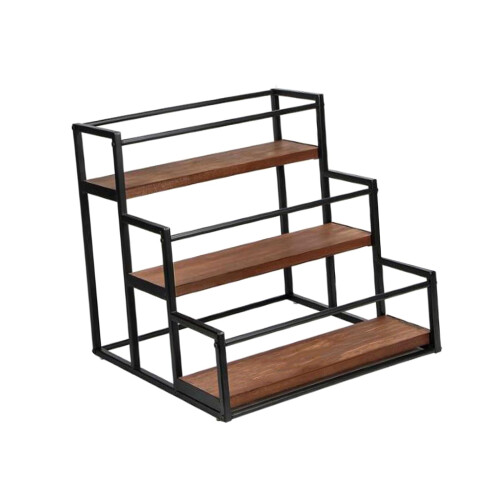 Coffee Syrup Organizer Rack 3 Tier Spice Rack for Tabletop Coffee Bar