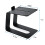 Tabletop Computer Speaker Stand Rack C Shaped with Vibration Absorptio 2