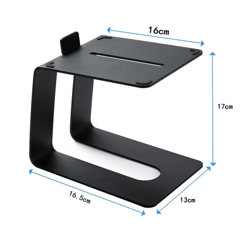 Tabletop Computer Speaker Stand Rack C Shaped with Vibration Absorptio 1