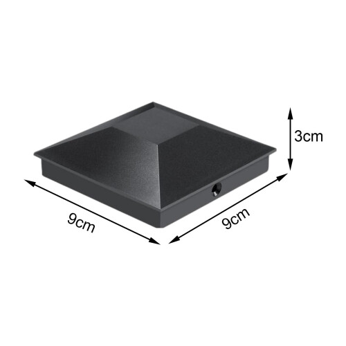 6Pcs Pyramid Post Caps Covers for 4x4 Deck Garden Decking Fence Post T 1