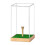 Golf Ball Display Case Holder Golf Protection Cover for Single Ball Ea 1