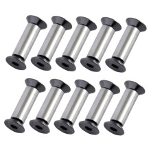 10Pcs Knives Screw Rivets Knife Handle Plate Fastening Screws for Bags